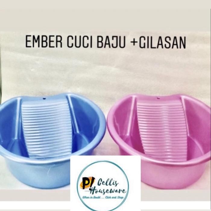 Ember cuci baju + pengilasan