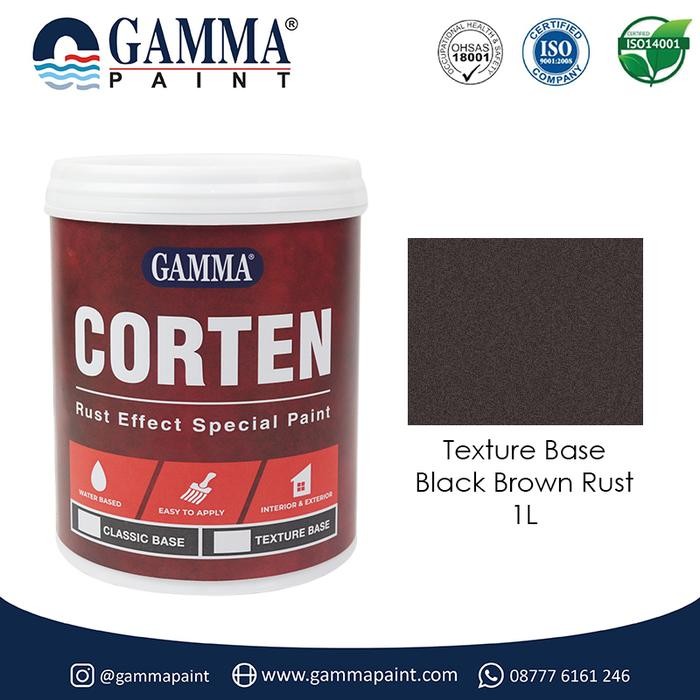 BEST SELLER CORTEN - TEXTURE BASE - Cat Motif Karat Besi (Komponen B)