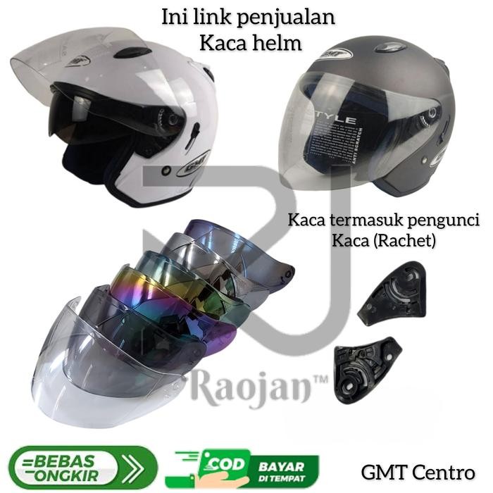 New Kaca helm GMT Centro Visor helm GMT Centro Rachet