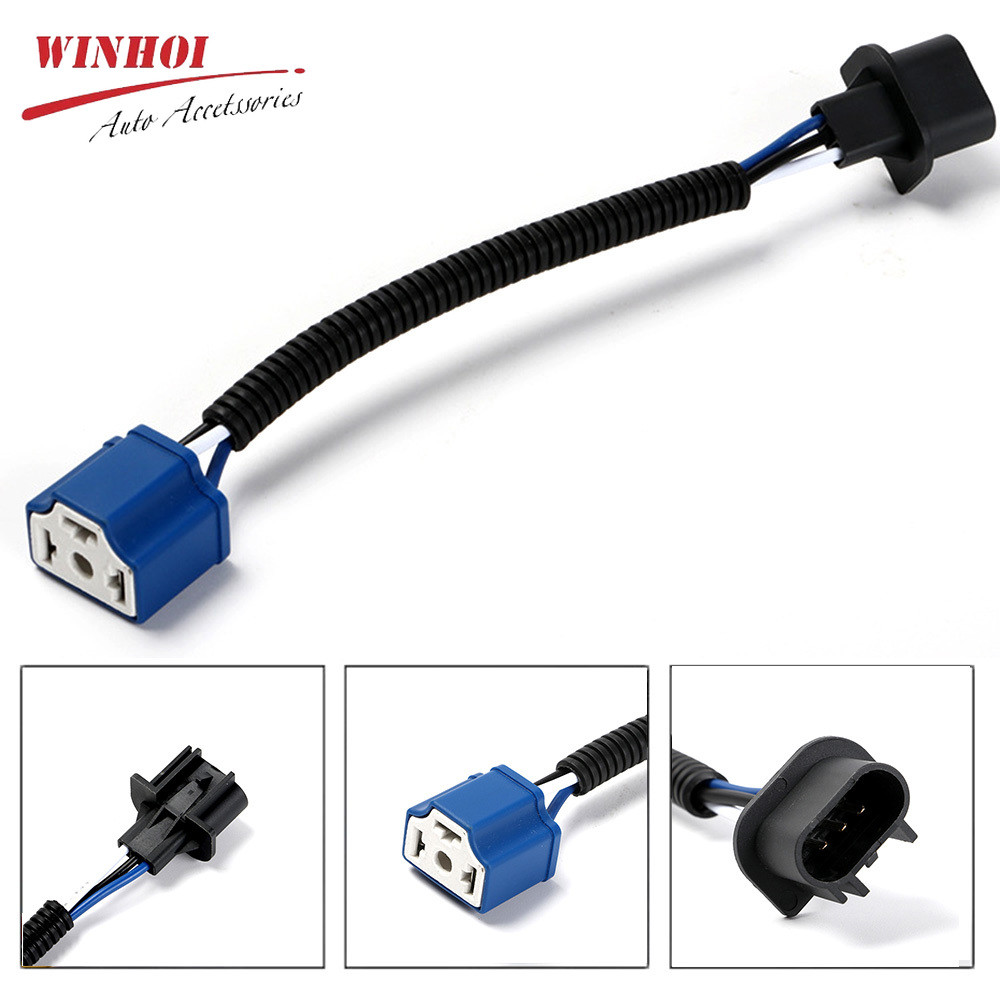 H13 To H4 Led Headlight Adapter Cable Off Road 4X4 Car Lamp Connector Cable For 7 Inch Led Headlight