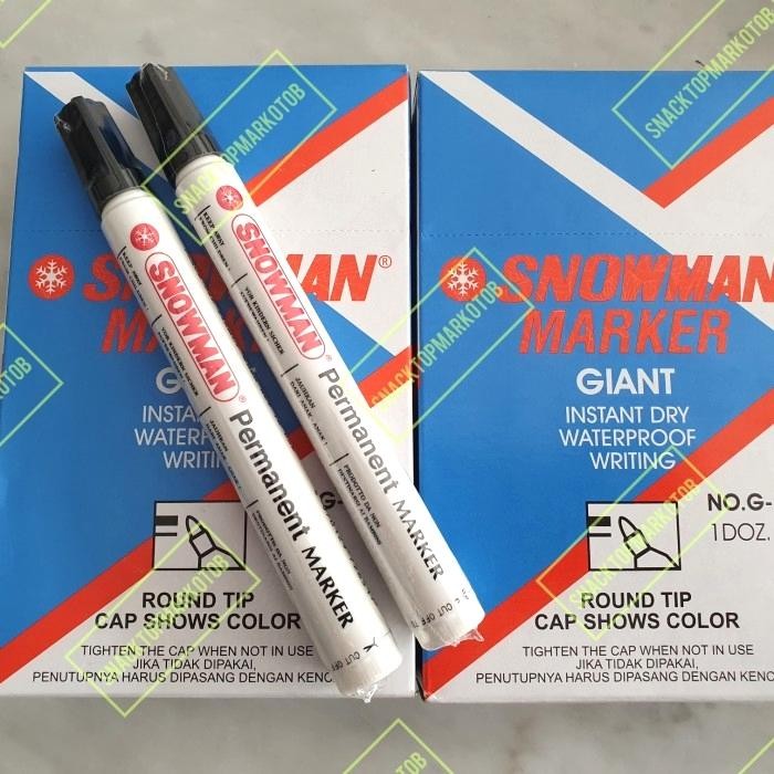 

FLASH SALE SPIDOL SNOWMAN PERMANENT MARKER SPIDOL PERMANEN HIGH QUALITY