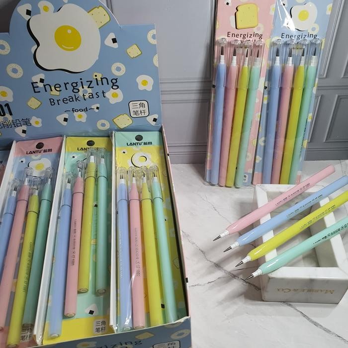 FLASH SALE PENSIL LANTU SUSUN BENSIA (1 SET=4PC)/PENSIL SUSUN/PENSIL BENSIA LUCU
