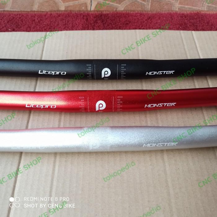 Handle Bar Stang Flat Litepro Monster Standar