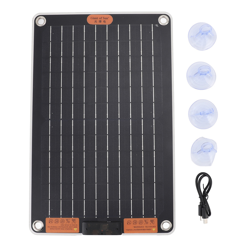 15W Portable Solar Panel Waterproof Camping Solar Panel Charger Solar Charging Panel for Outdoor