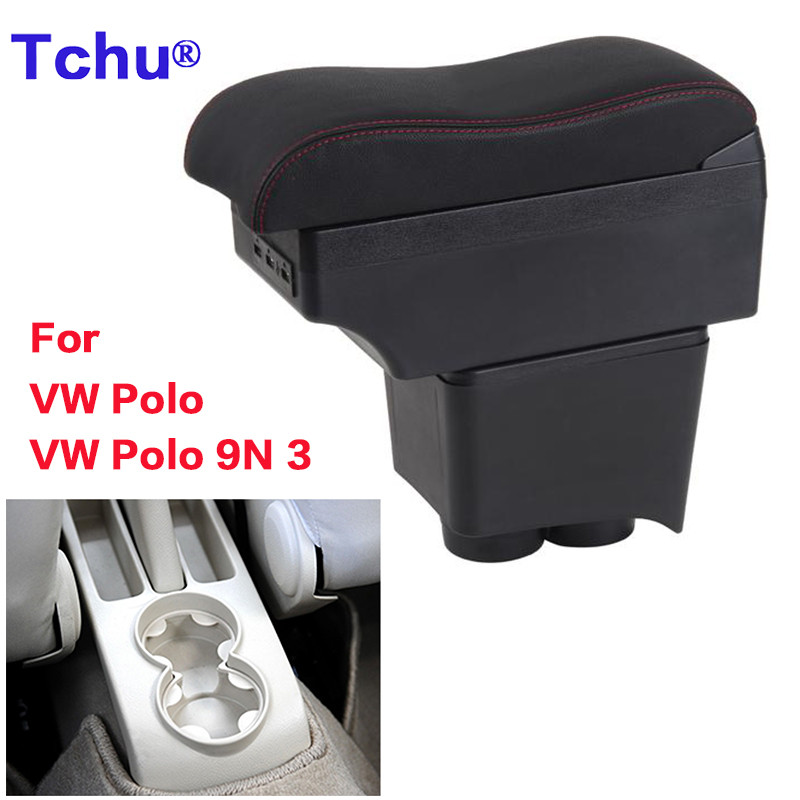 For Volkswagen Polo Armrest For VW Polo 9N 3 Car Armrest box 2002