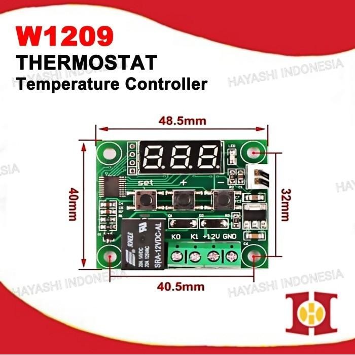 Termostat Temperature Controller 12V Dc Digital Termostat W1209