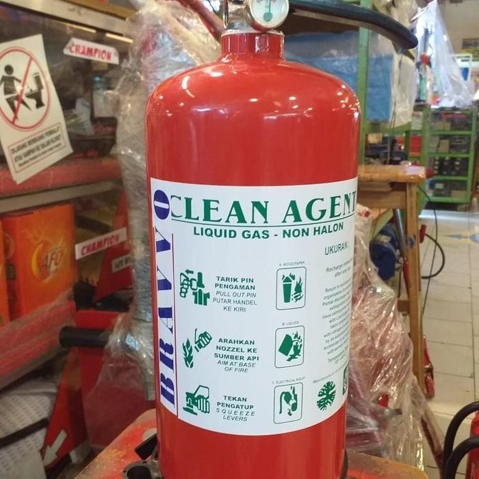 Terlaris Apar Hatrone Liquid 6Kg Gas Bersih Bravvo Af 11 Non Hallon Af11