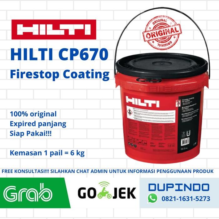 Terlaris Cp670 Hilti Firestop Coating / Firestop Hilti
