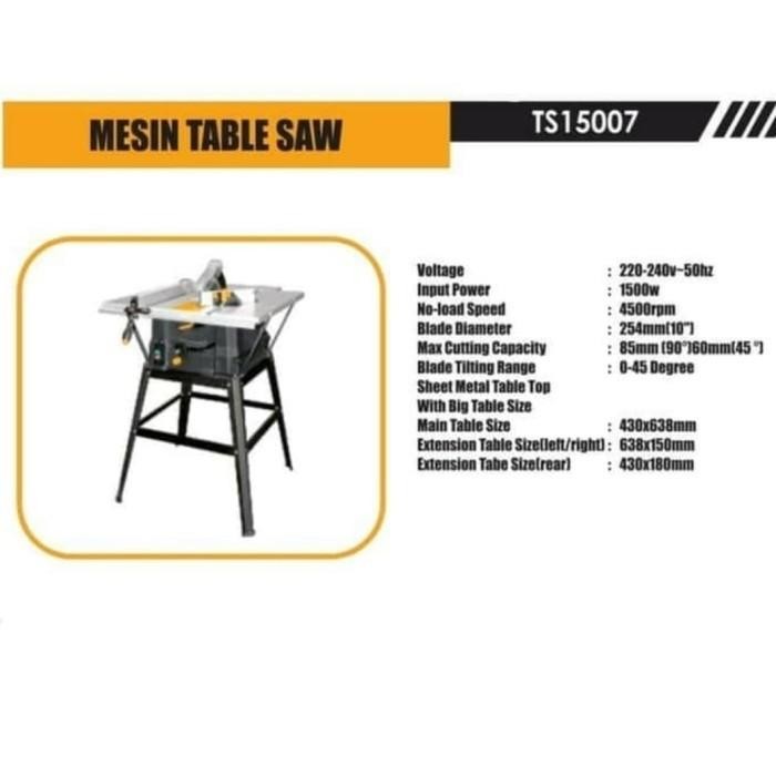 [Allthebest] Ingco Mesin Potong Table Saw 10 Inch TS 15007