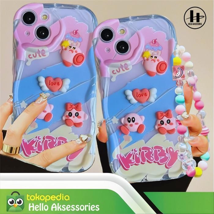 Case Oppo A1K A17 A17K A54S Casing Motif 3D Cake Minions Kirby Silicon Premium