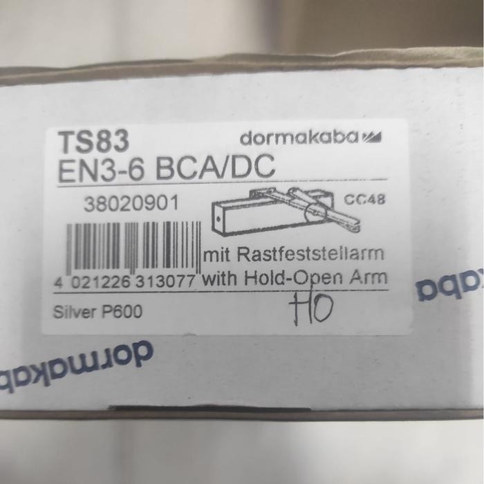 Door Closer Dorma TS 83 EN 3-6 Hold Open Dormakaba TS 83 HO