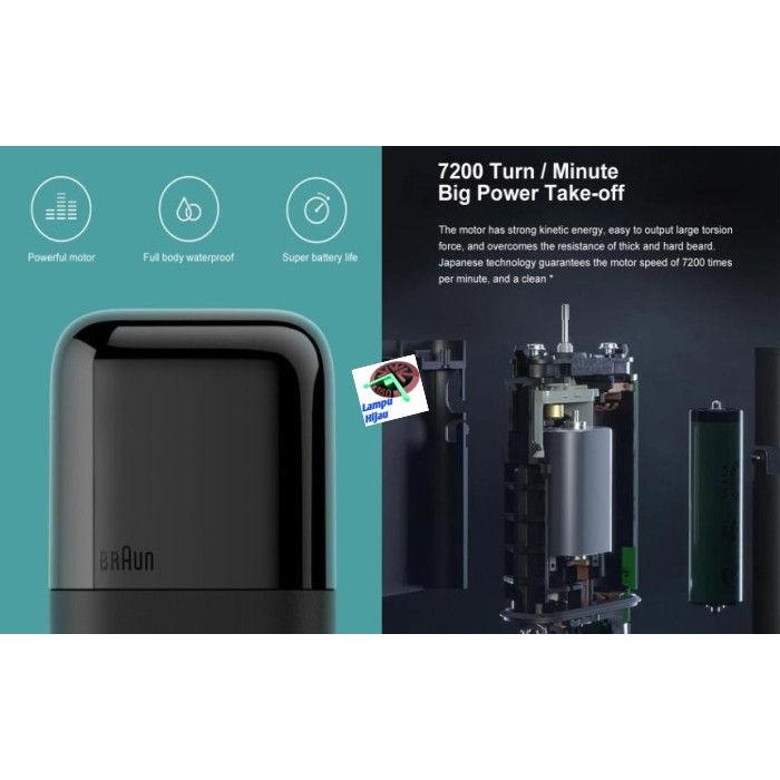 Alat Cukur Produk Jerman BRAUN Electric German Razor 2 Blade Shaver