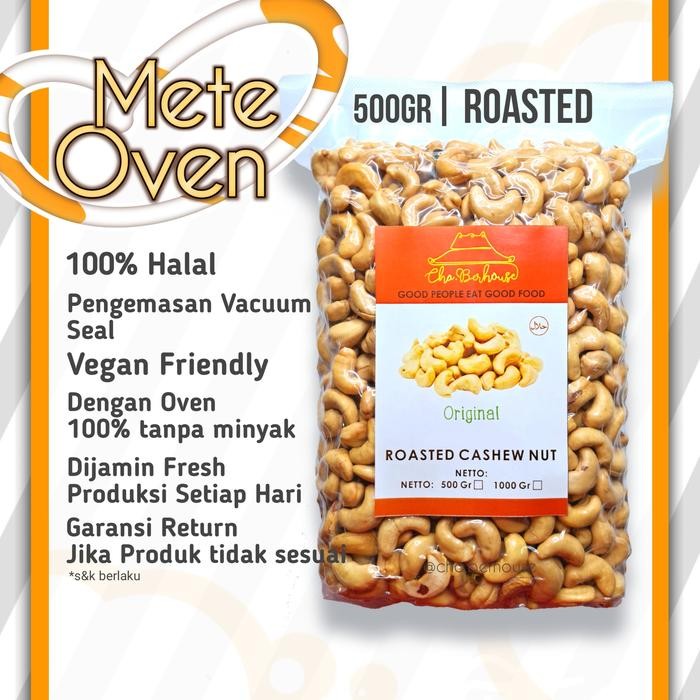 

Kacang Mete Mede Oven Panggang Roasted Cho.Berhouse Wonogiri 500gr best seller