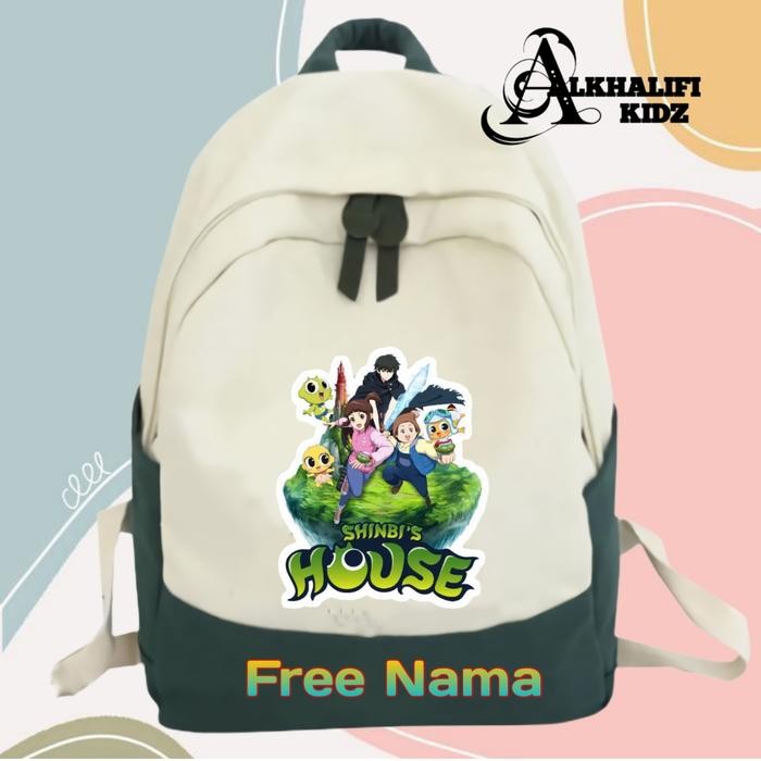 Tas Anak Shinbi House Ransel Anak Free Nama