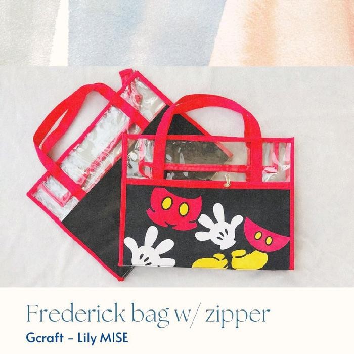 frederick zipped bag - tas renang - tas map - tas mika - tas folder