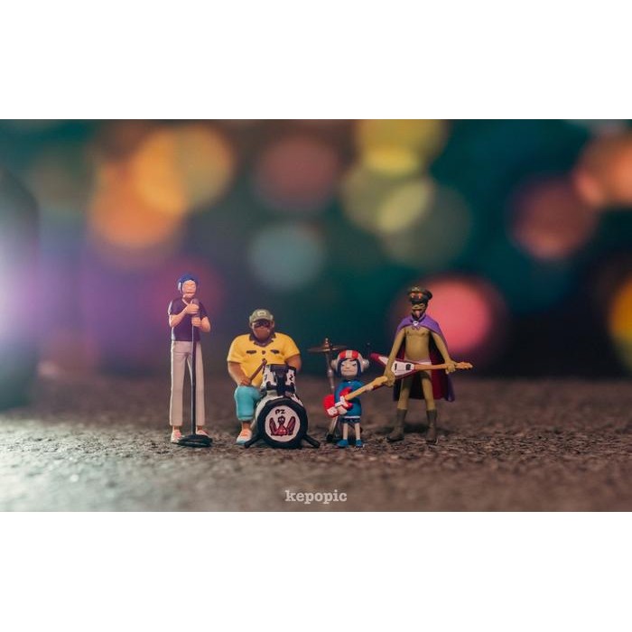Figure gorillaz band skala 1/64 tomica hotwheels noch preiser KS122