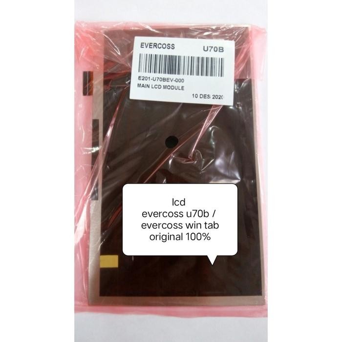 (Expert) Lcd touchscreen tablet evercoss u70b / evercoss win tab ori 100%