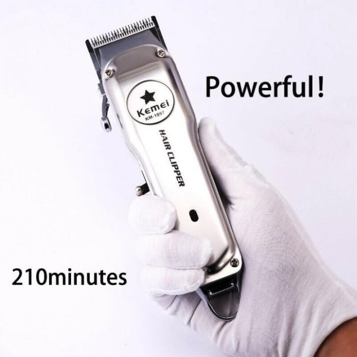 KEMEI KM-1997 - Rechargeable Professional Metal Electric Hair Clipper