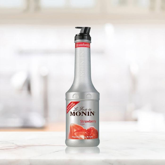 

Monin - Strawberry Puree Fruitmix (1L) - Sirup Minuman Rasa Stroberi Gratis Ongkir