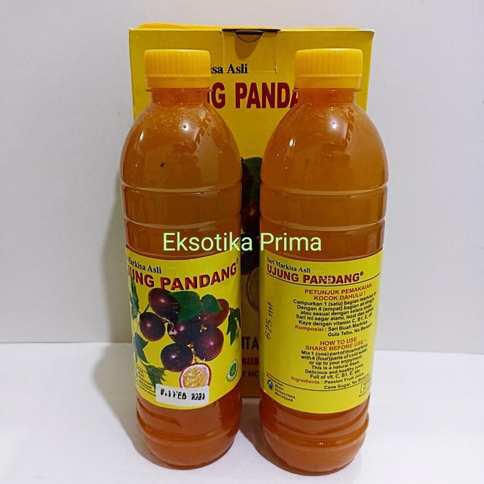 

Sirup Markisa Ujung Pandang 2 X 625 Ml , Asli Makassar Gratis Ongkir