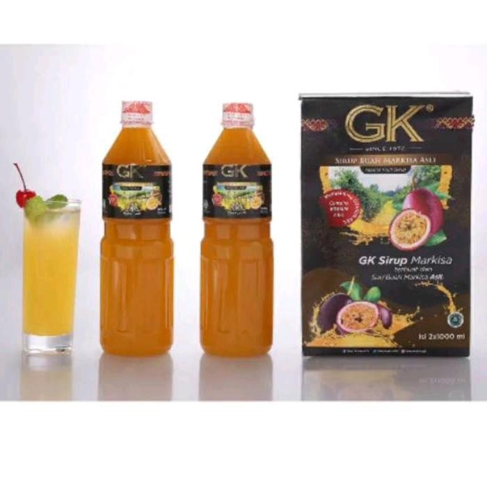 

Sirup Markisa Gk Black Label 2X1000Ml Botol Plastik Sirop Markisa Gratis Ongkir