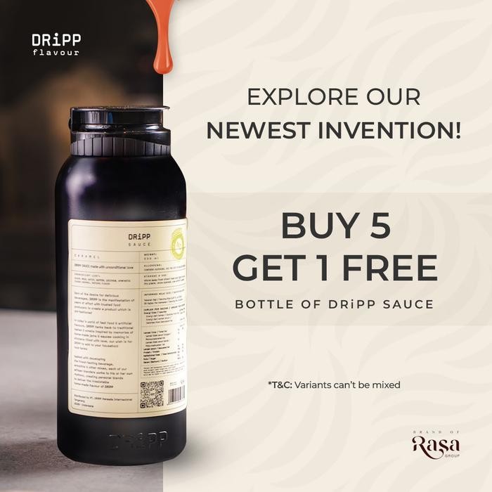 

Dripp - Caramel Sauce 500 Ml - Topping Saus Caramel Gratis Ongkir