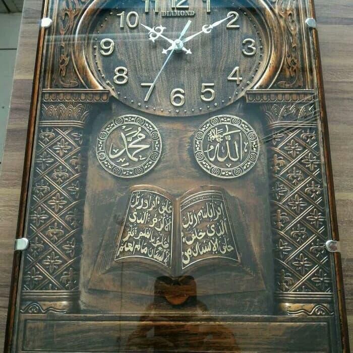 Jam dinding diamond kaligrafi/jam kaligrafi besar /jumbo