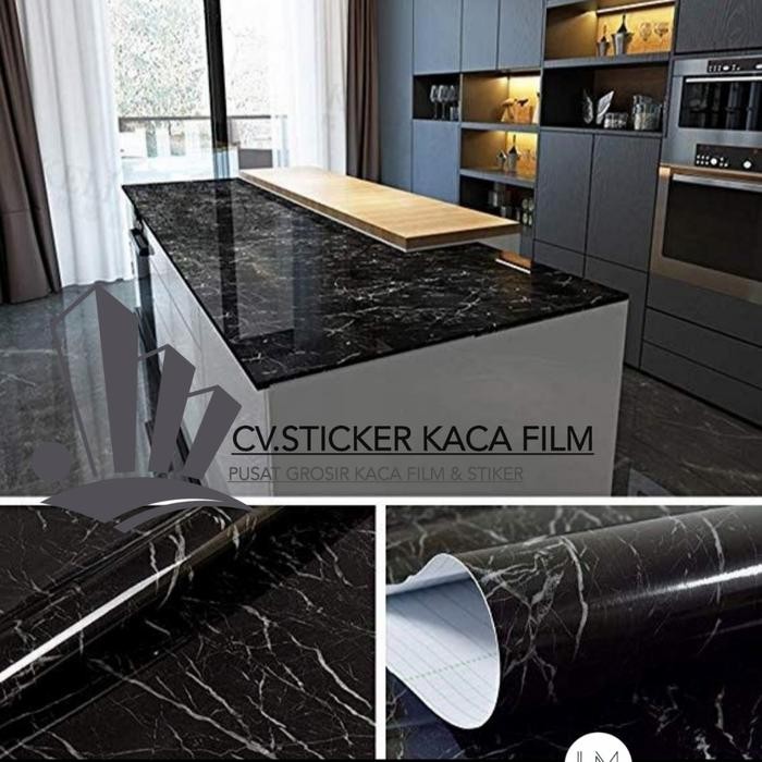 STICKER MOTIF MARMER/WALL STICKER/STICKER DAPUR/STICKER DINDING