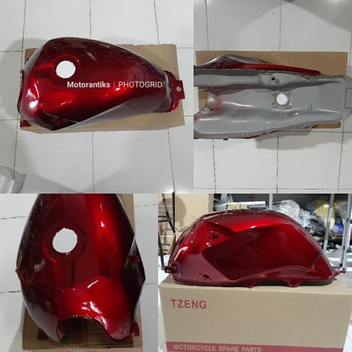 PREMIUM Tangki honda tiger revo merah import
