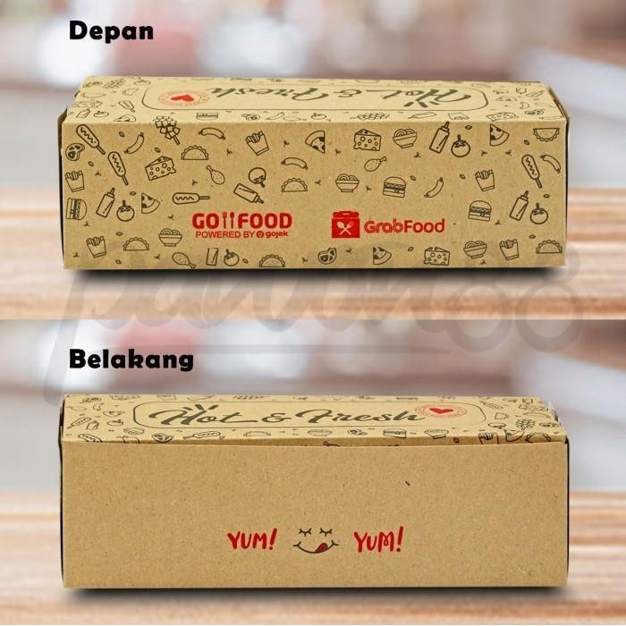 (Expert) Kotak HOTANG - Box HOTANG - Dus HOTANG KRAFT COKLAT -HOT&FRESH