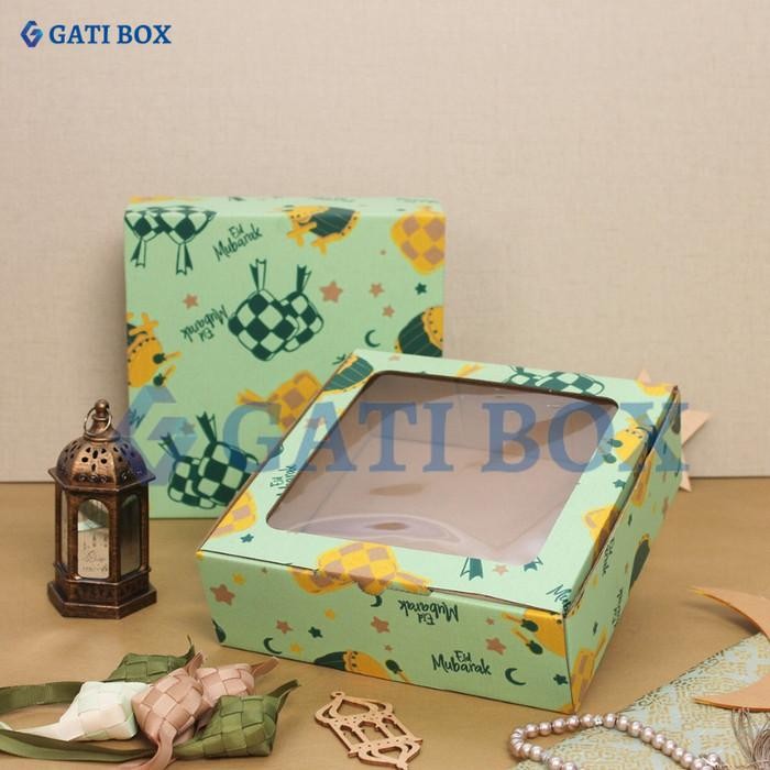 (Expert) kotak kue box cake dus lapis legit lebaran idul fitri dus 22x22x7