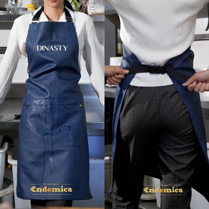(Allthebest) Apron Anti Air Apron Kitchen Koki Hotel & Resto Celemek Butcher Apron Steward Premium