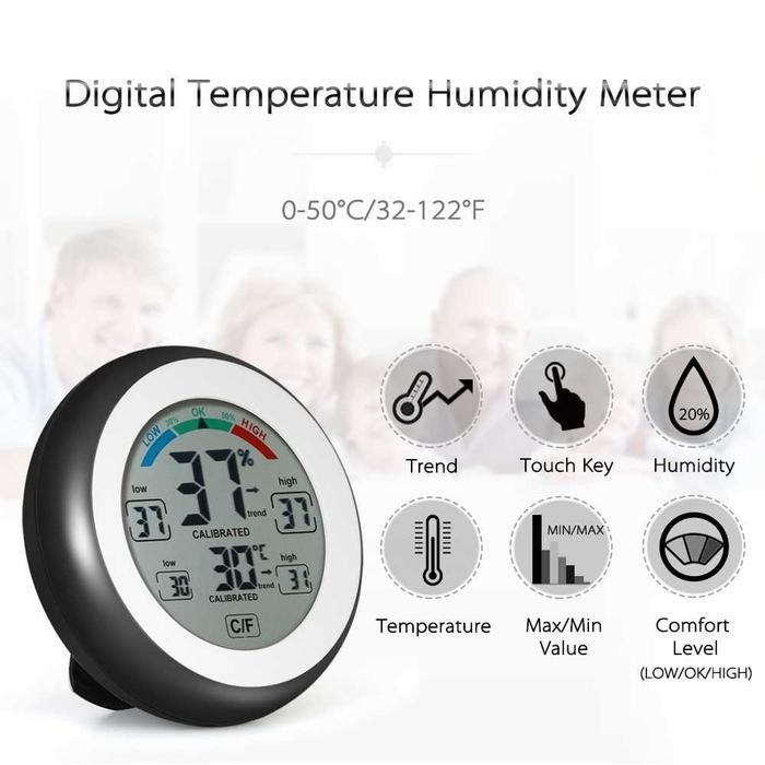 MARI MILIKI- DIGITAL THERMOMETER HYGROMETER / ALAT PENGUKUR TEMPERATUR SUHU RUANGAN