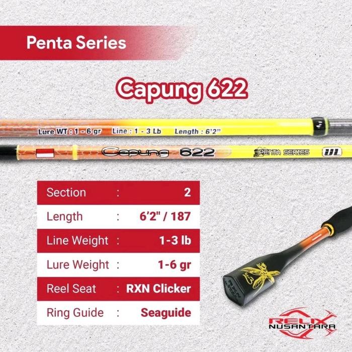 Rod Relix Nusantara Capung 622 Ul
