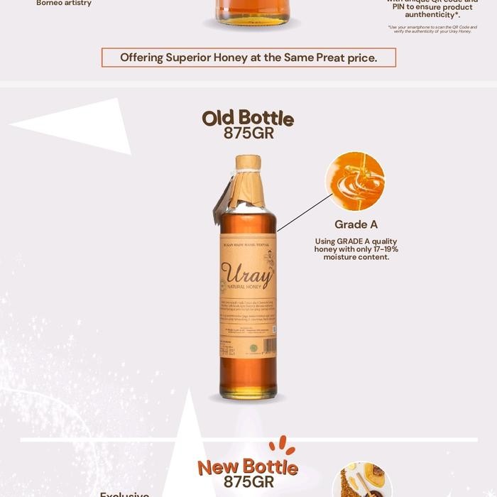 

Madu Uray 640 Ml / 875Gr