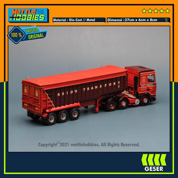CORGI DAF XF SPACE CAB BULK TIPPER REIDS TRANSPORT DIECAST TRUCK 1/50