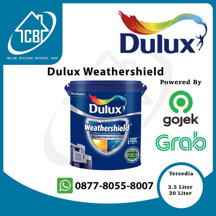 CAT TEMBOK DULUX WEATHERSHIELD PUTIH WHITE - 2.5LTR