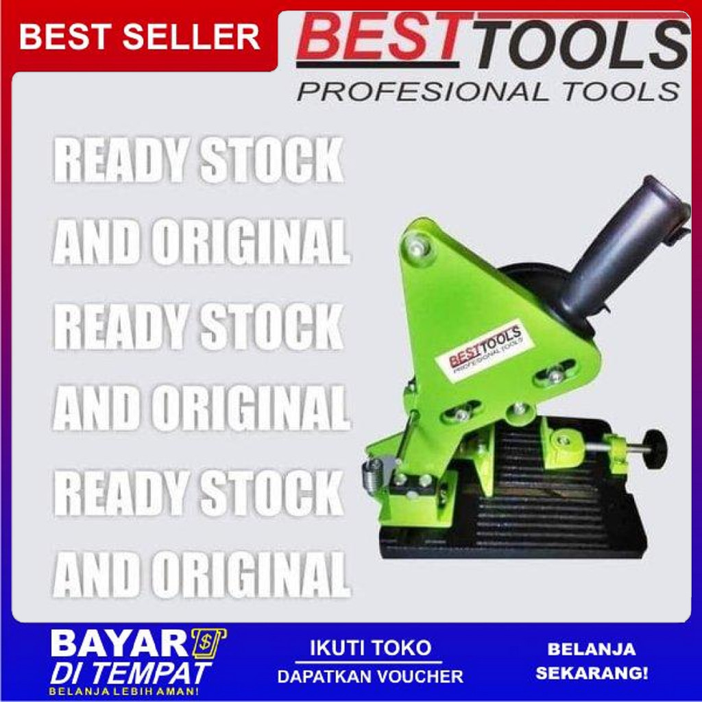 FREE ONGKIR GRINDER STAND BESTTOOLS SILVER DUDUKAN GERINDA TANGAN PENJEPIT HOLDER BISA COD