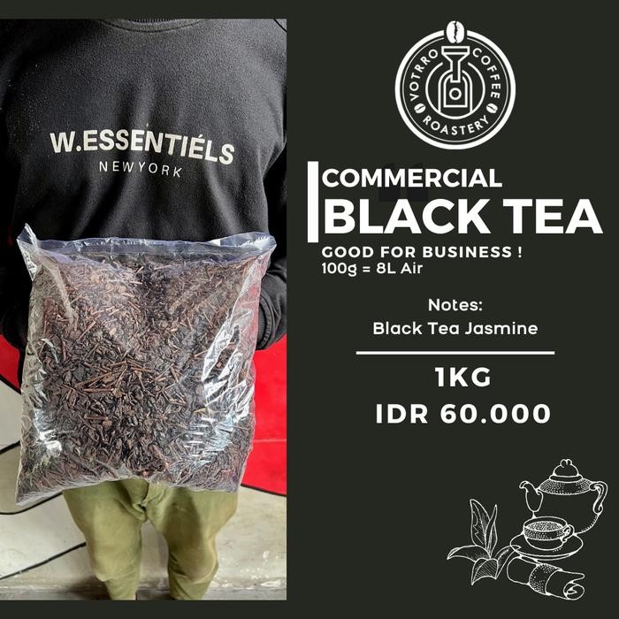 

Commercial Black Tea Jasmine // Teh Assamica Black Tea - 1Kg