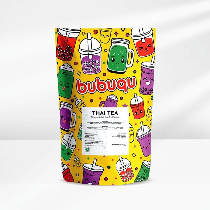 

Bubuqu Powder Drink Thai Milk Tea - Bubuk Minuman Teh Susu Thai 1 Kg
