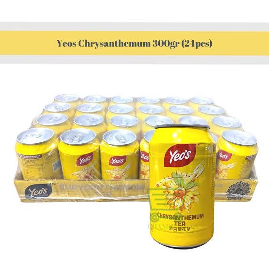 

Yeos Chrysanthemum Tea Yeos Teh Krisan Kaleng 1Karton Isi 24Pcs