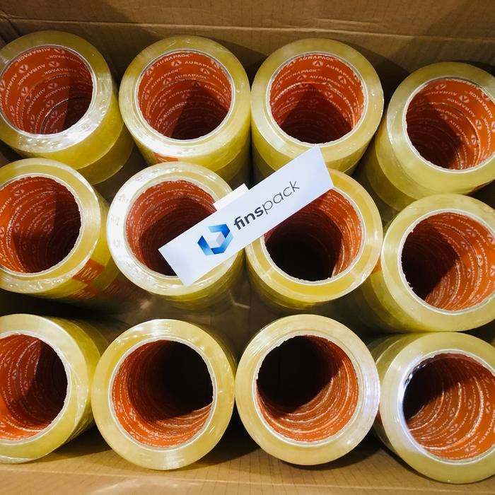 

TERBARU! Grab / gojek Lakban bening 48 mm x 90 yard x 45 micron Aurapack