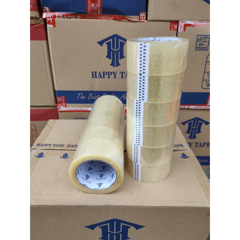 

lakban bening/coklat 45mm 100 yard setara daimaru