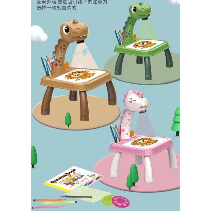 Mainan Edukasi Anak Proyektor Belajar Menggambar / Proyektor Mainan