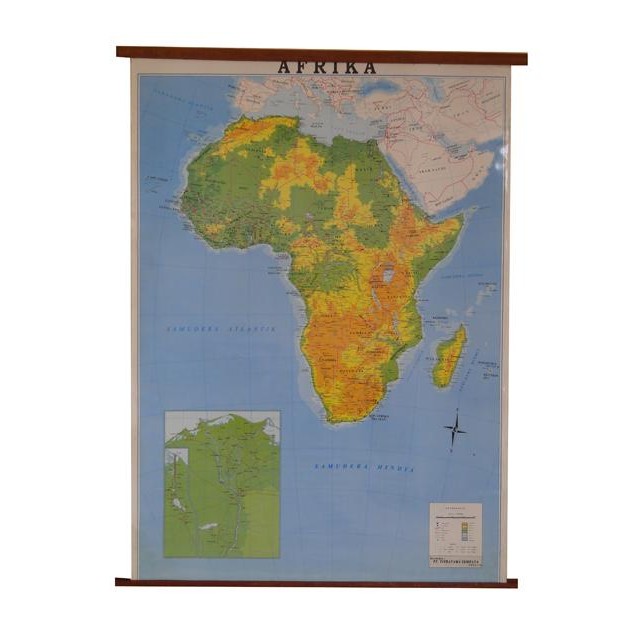 

Peta Benua Afrika (Bingkai)