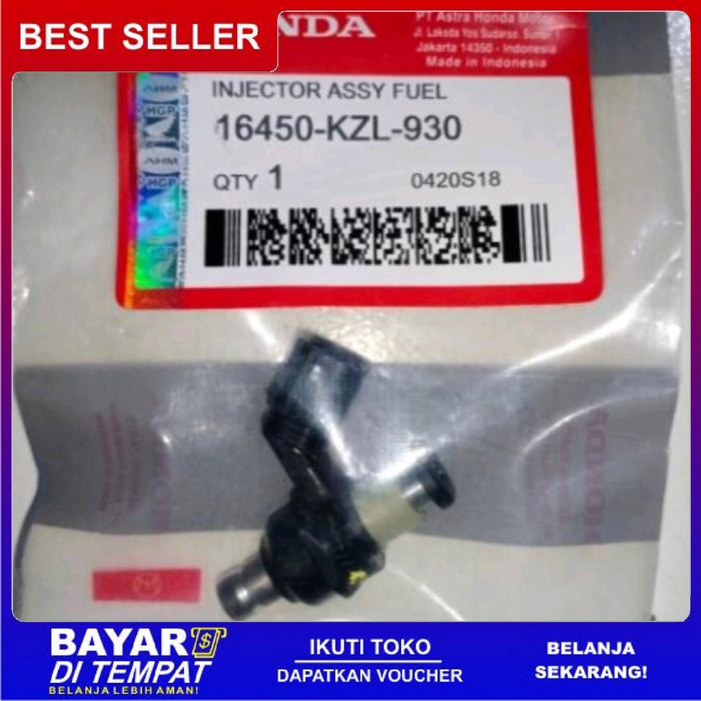 FREE ONGKIR INJEKTOR HONDA BEAT FI BEAT ESP/STREET SCOOPY FI/ESP VARIO110 KODE-KZL BISA COD