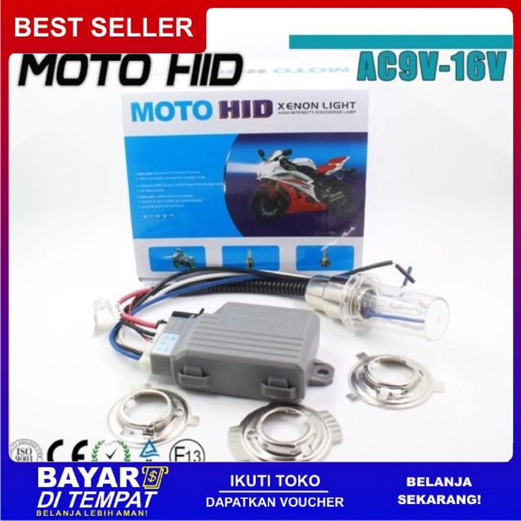 FREE ONGKIR LAMPU HID MOTOR MOBIL H6 H4 HS1 35WATT 4300K 6000K 8000K 10000K 12000K BISA COD