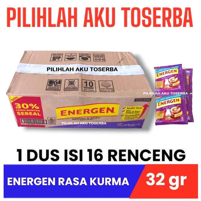 

Energen KURMA Renceng 30gr x 10 Sachet (HARGA 1 DUS)