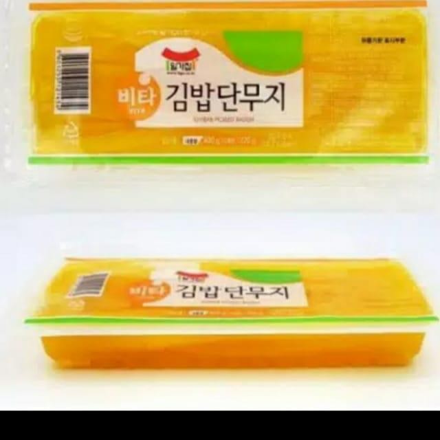 

Vitatong Danmuji Acar lobak kuning non halal 220gr