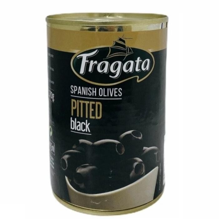 

Fragata Spanish Olives Pitted Black 350 gr / Acar Buah Zaitun Hitam